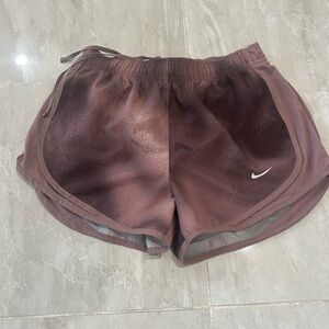 Nike Women's Athletic Shorts in Rich Brown